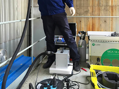 MCA14煙氣分析儀m現場測試高濕低硫